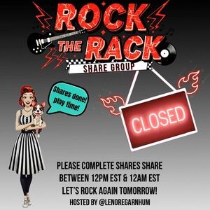 CLOSEDFriday, January 9, Rock the Rack share group